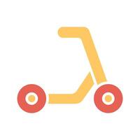 Kick Scooter Icon Design vector