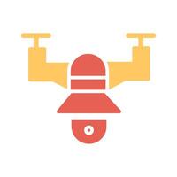 Drone Photography Icon Design vector