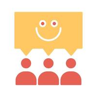 Employee Satisfaction Icon Design vector