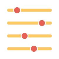 Filtering Icon Design vector