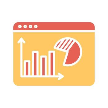 Data Visualization Icon Design vector