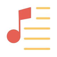 Party Playlist Icon Design vector