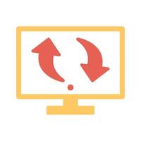 Migrate Icon Design vector