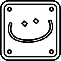 Arabic Language Line Icon vector