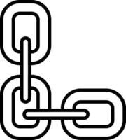 Hyperlink Line Icon vector