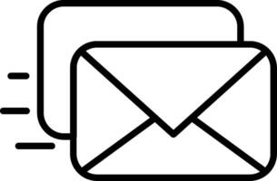 Envelope Line Icon vector