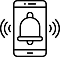 Alert Line Icon vector