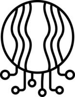 Globalization Line Icon vector