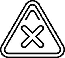 Alert Line Icon vector