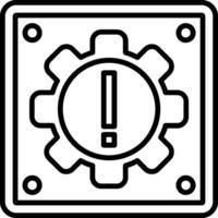 Setting Line Icon vector