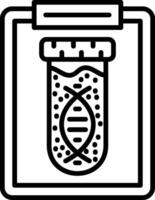 Clipboard Line Icon vector