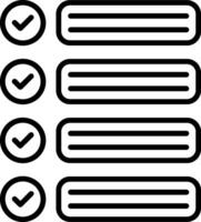 To Do List Line Icon vector