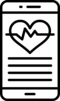 Exercise Line Icon vector