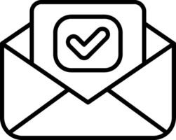 Email Line Icon vector