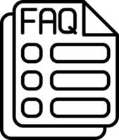 Document Line Icon vector