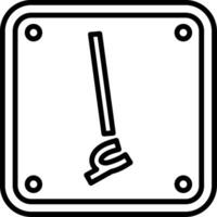 Arabic Language Line Icon vector