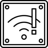 Wifi Line Icon vector