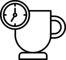Coffee Break Line Icon vector