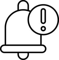 Alert Line Icon vector