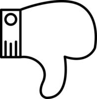 Rejected Line Icon vector