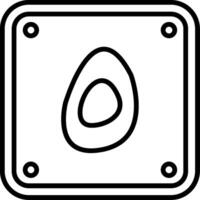 Arabic Language Line Icon vector