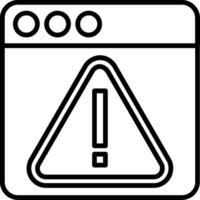 Web Line Icon vector