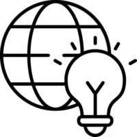 Knowledge Line Icon vector