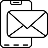 Smartphone Line Icon vector