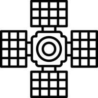 Satellite Line Icon vector