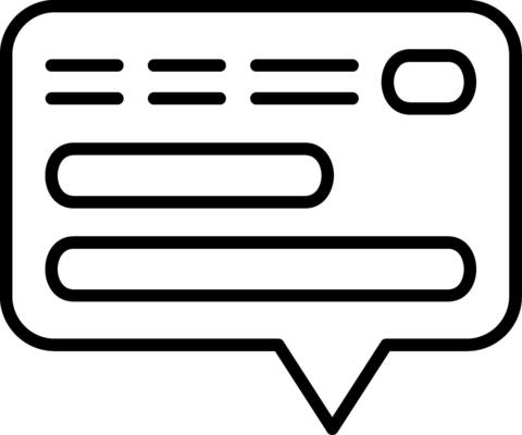 Chat Line Icon