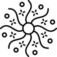 Galaxy Line Icon vector