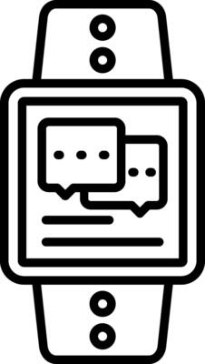 Smartwatch Line Icon