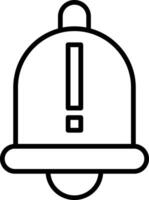 Notification Line Icon vector