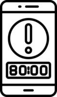 Smartphone Line Icon vector