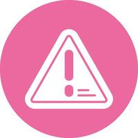 Error Solid Circle Style Icon vector