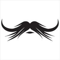 Retro Mustache Design Collection vector