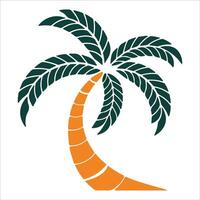 Nature-Inspired Palm Tree Design vector