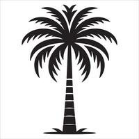 Clean and Bold Palm Tree Design vector