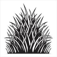 Grass Silhouettes for Outdoor Themes vector