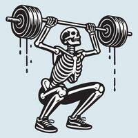 Skeleton Powerlifting with Intensity vector