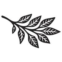 Simple Leaf Icon Design Template vector