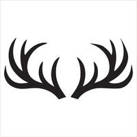 Artistic Reindeer Silhouette Illustration vector