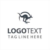 The Roo Effect Kangaroo Logo vector
