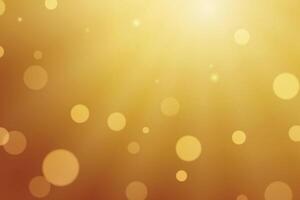 Golden bokeh background with light and dark circles vector