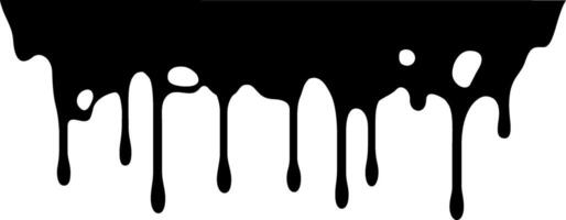 Black paint is dripping down a white background, creating a textured and artistic visual effect, ideal for designs related to art, creativity, or abstract concepts vector