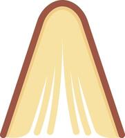 Open hardcover book positioned from above, displaying the spine and pages elegantly fanned out, evoking themes of reading, studying, and the pursuit of knowledge vector