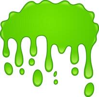 Viscous bright green goo is slowly dripping down, forming a playful array of irregular blobs and drops, creating a sticky, vibrant visual that captures attention and sparks imagination vector