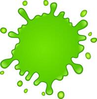 Vibrant green paint splatters dynamically against a clean white backdrop, creating an energetic and eye catching visual with its playful, abstract form and vivid color contrast vector