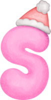the xmas decorative letters png