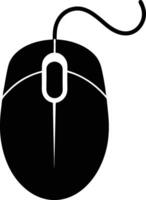 A technology of computer mouse silhouette art illustration design vector